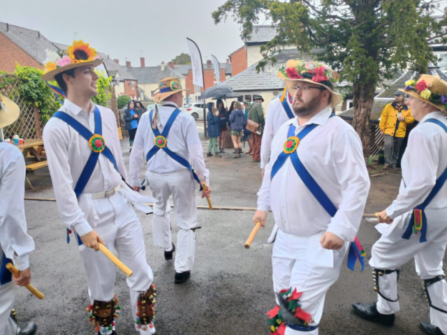 Dancing at Bromyard Folk Festival